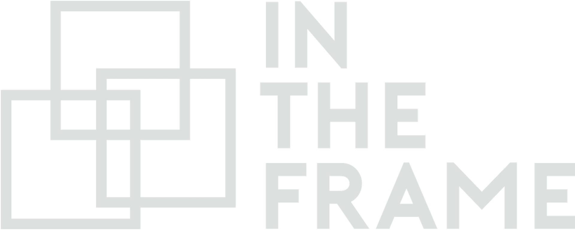 In the frame logo